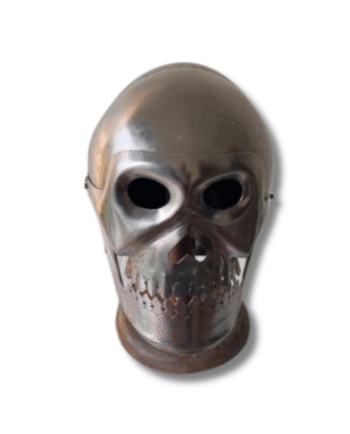 MONKEY SKULL FANTASY HELMET – SILVER FINISH