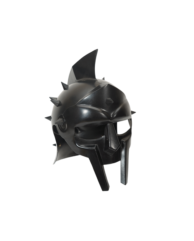 BLACK GLADIATOR SPIKE HELMET
