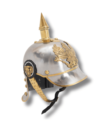 GERMAN PICKELHAUBE HELMET – HAND-POLISHED FINISH