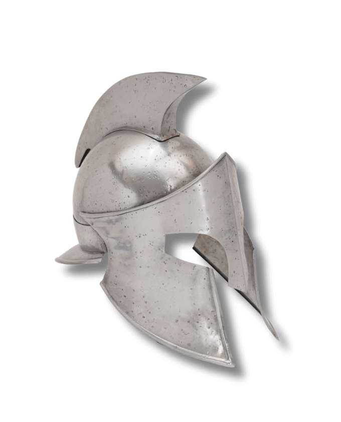 SILVER GLADIATOR HELMET