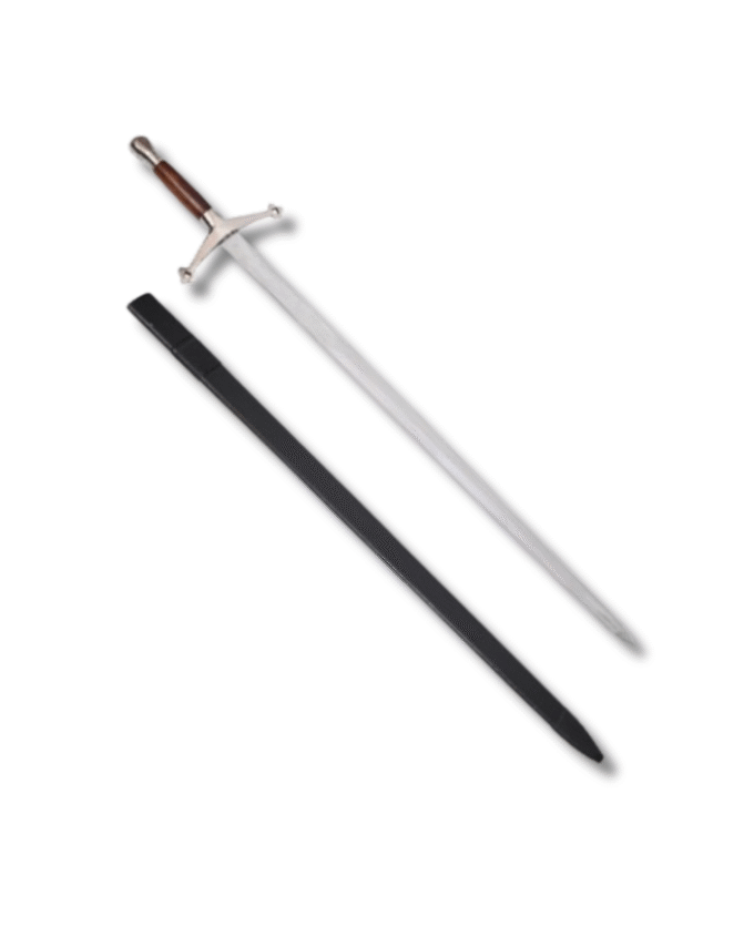 Medieval Scottish Claymore Sword With Scabbard