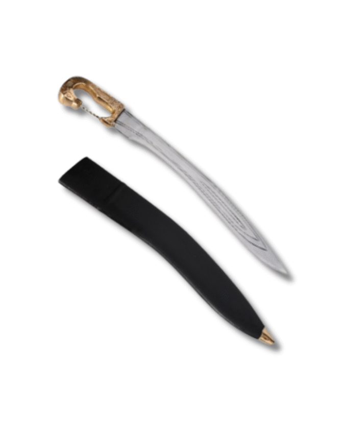Horse Head Falcata - Kopis Sword With Scabbard