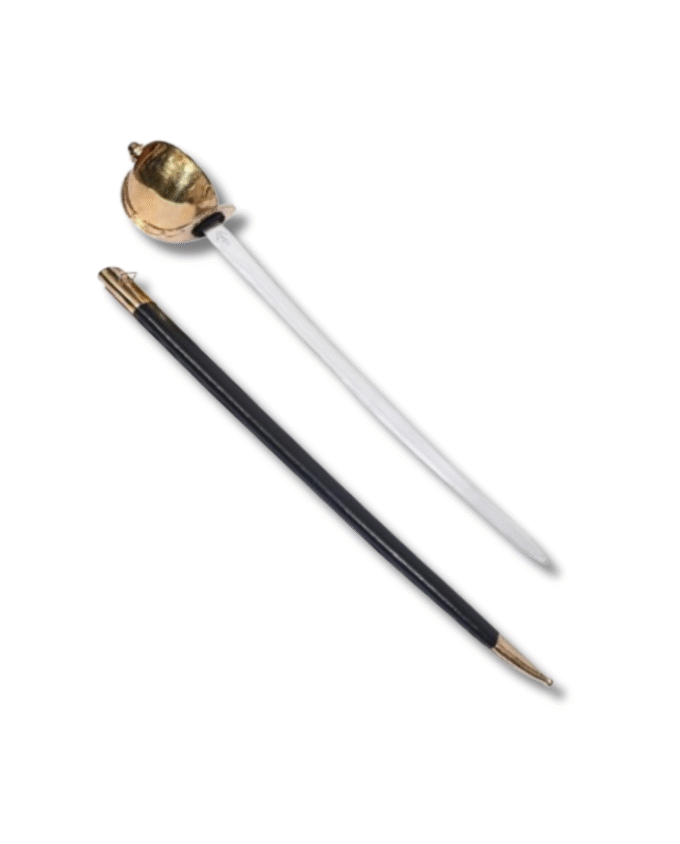 Naval Cutlass – Historical Maritime Sword Replica with Leatherette Scabbard - 36"