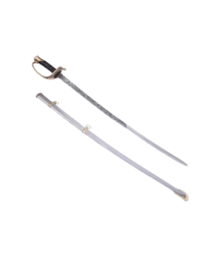Staff Officer Sword – Civil War Era Replica with Metal Scabbard- 41"