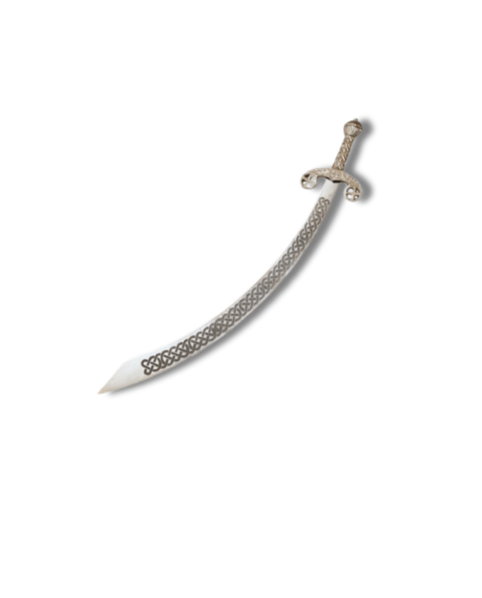 Belly Dance Scimitar Celtic Etched Blade Sword
