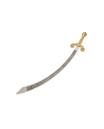 Belly Dancing Celtic Etched Scimitar of Balance Sword