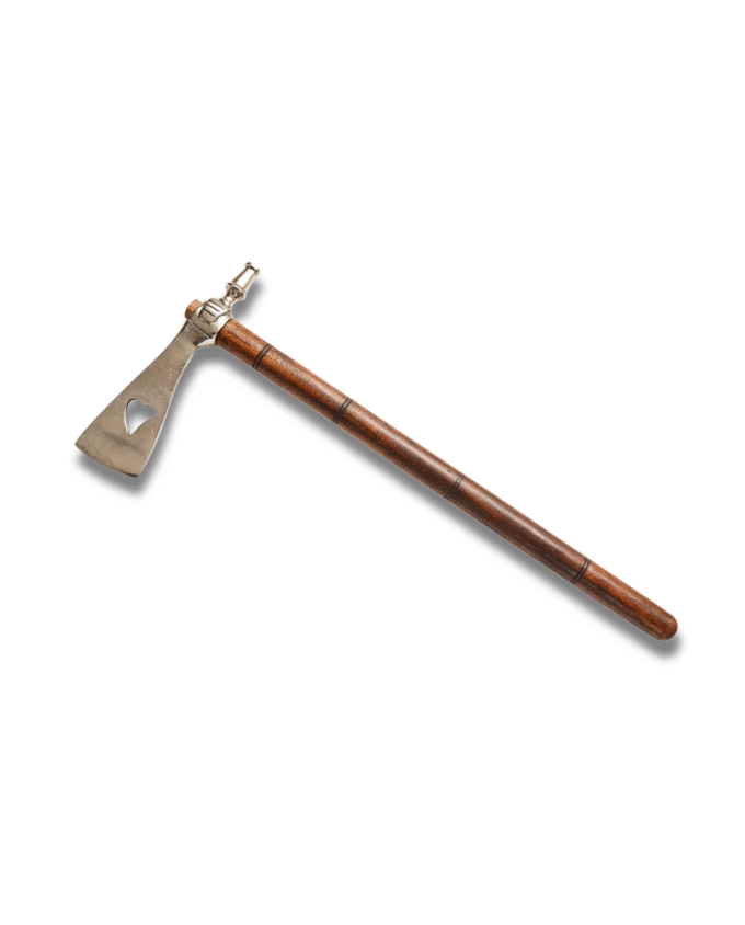 Bleeding Heart Tomahawk Peace Pipe – 16.5 Inches