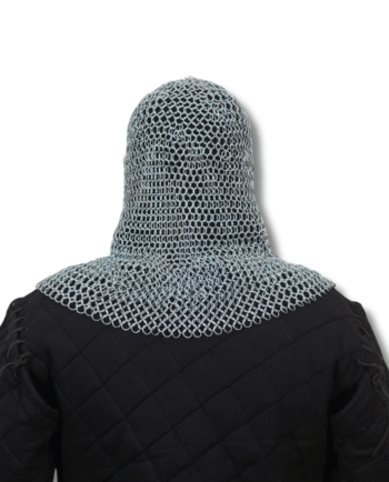 Chainmail Coif Silver Color