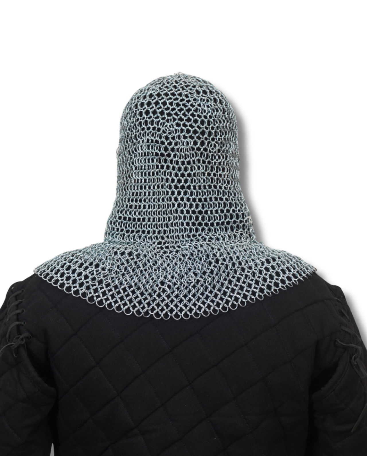 Chainmail Coif Silver Color